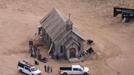 Filmación de la pelicula Rust, donde Alec Baldwin protagonizó accidente