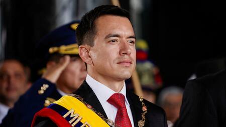 Daniel Noboa, presidente de Ecuador. Foto: REUTERS.