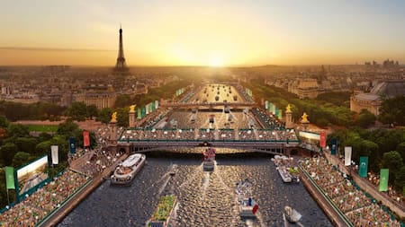 Ceremonia de apertura de los Juegos Olímpicos París 2024. Foto X.