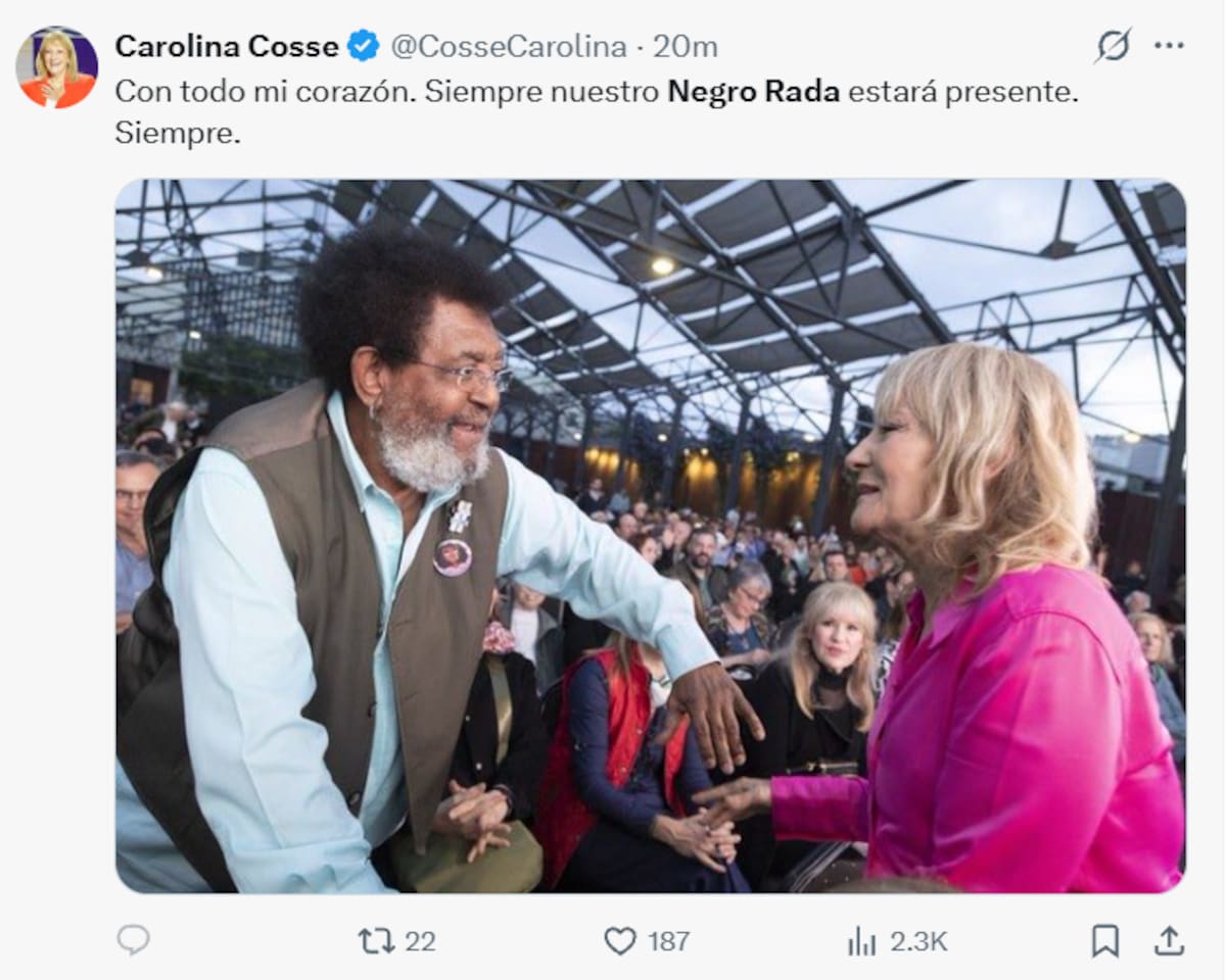 Murió Rubén Rada