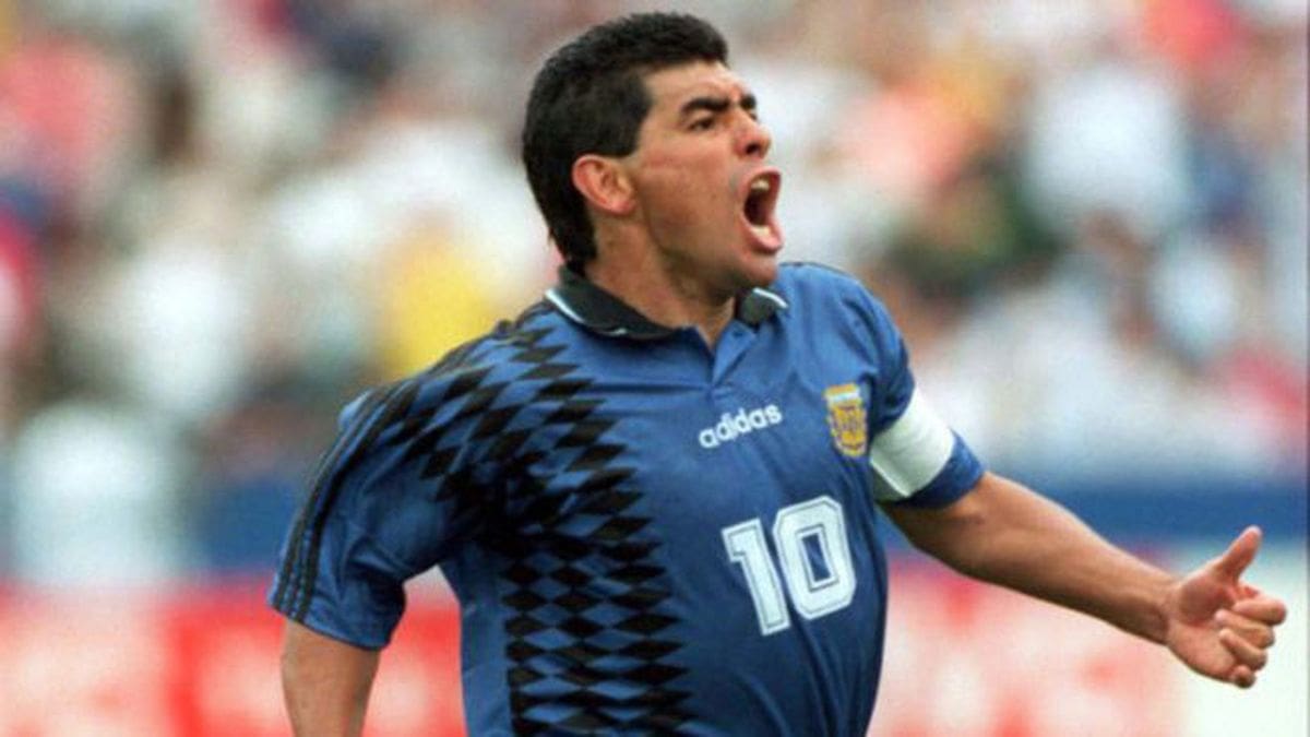 Triunfo de Argentina ante Grecia en el Mundial de 1994.