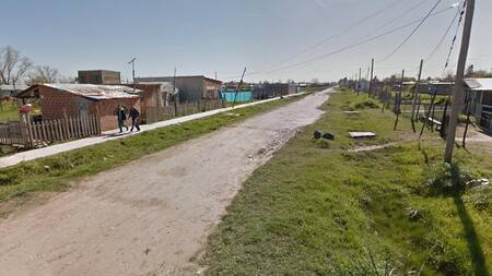 Lugar del robo en Virrey del Pino