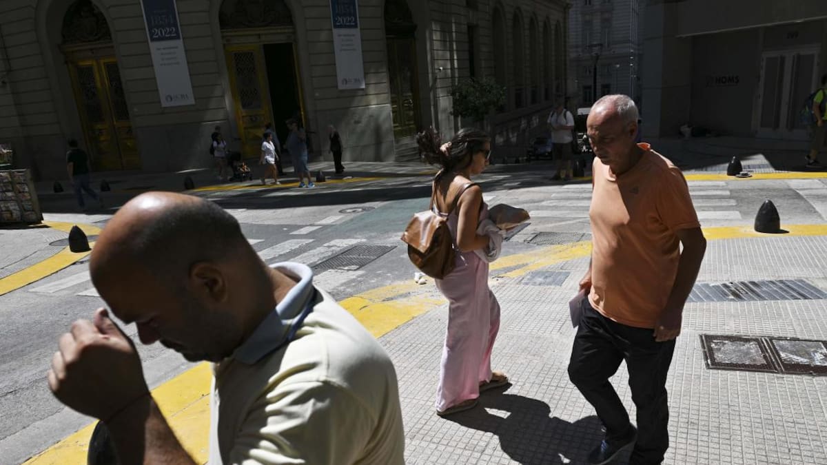 Ola de calor, Buenos Aires. Foto: Télam