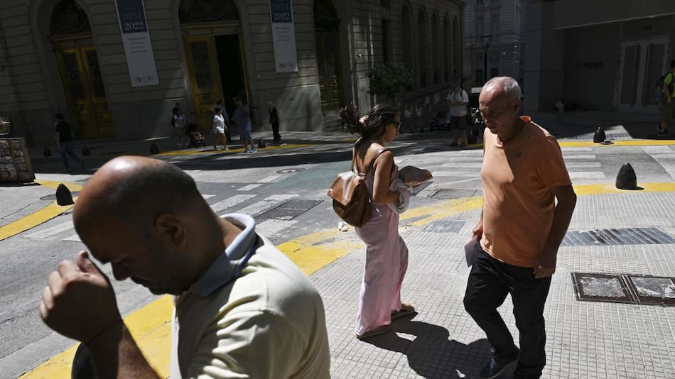 Ola de calor, Buenos Aires. Foto: Télam