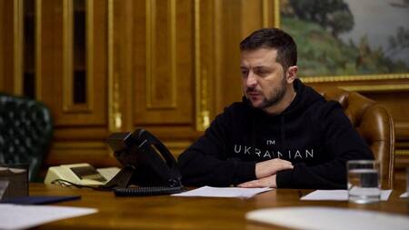 Comunicación de Volodimir Zelenski con el primer ministro indio. Foto: REUTERS.