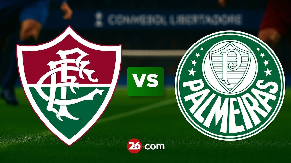 Portada de Fluminense vs Palmeiras por la Copa Libertadores.