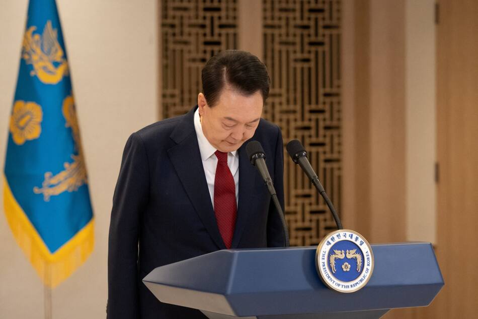 Yoon Suk-yeol, presidente de Corea del Sur. Foto: Reuters.