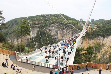 Parque Forestal Nacional de Zhangjiajie, en China. Foto: Freepik.