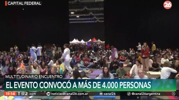 Día Internacional del Yoga: miles de practicantes se reunieron en La Rural