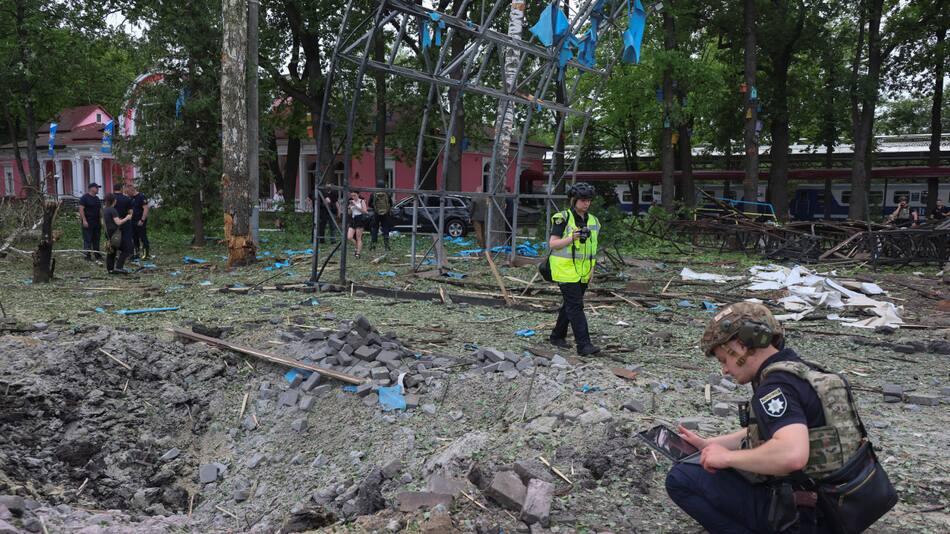 Ataques de Rusia a Ucrania. Foto: Reuters/Vyacheslav Madiyevskyy.