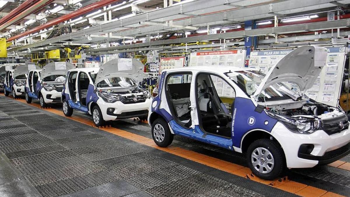 Fábrica de Fiat, producción industrial