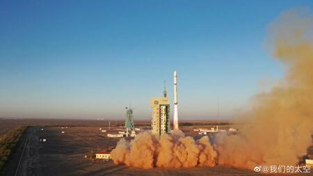 Lanzamiento de satélite, China, Foto @ChinaEspacial