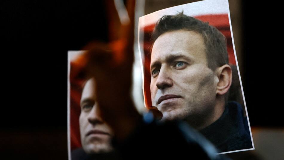 El apoyo a Alexéi Navalny. Foto: Reuters.