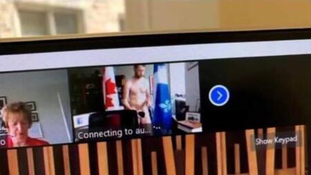 Escándalo total: un diputado apareció completamente desnudo en plena sesión virtual