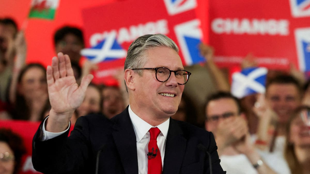 Keir Starmer, nuevo primer ministro de Reino Unido. Foto: Reuters.