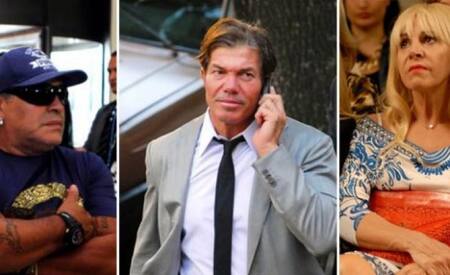 Diego Maradona, Fernando Burlando, Claudia Villafañe