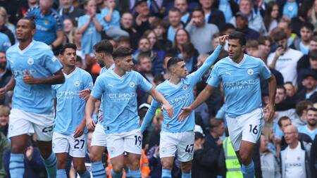 Manchester City vs Nottingham Forest. Foto: Reuters
