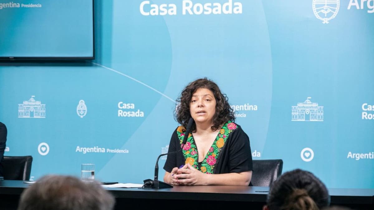 Carla Vizzotti; Ministerio de Salud. Foto: Twitter @carlavizzotti.