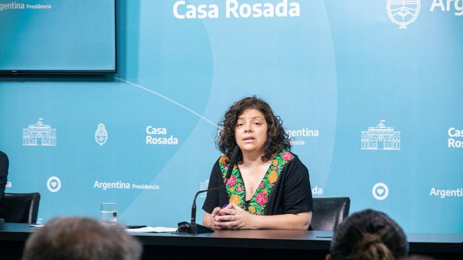Carla Vizzotti; Ministerio de Salud. Foto: Twitter @carlavizzotti.