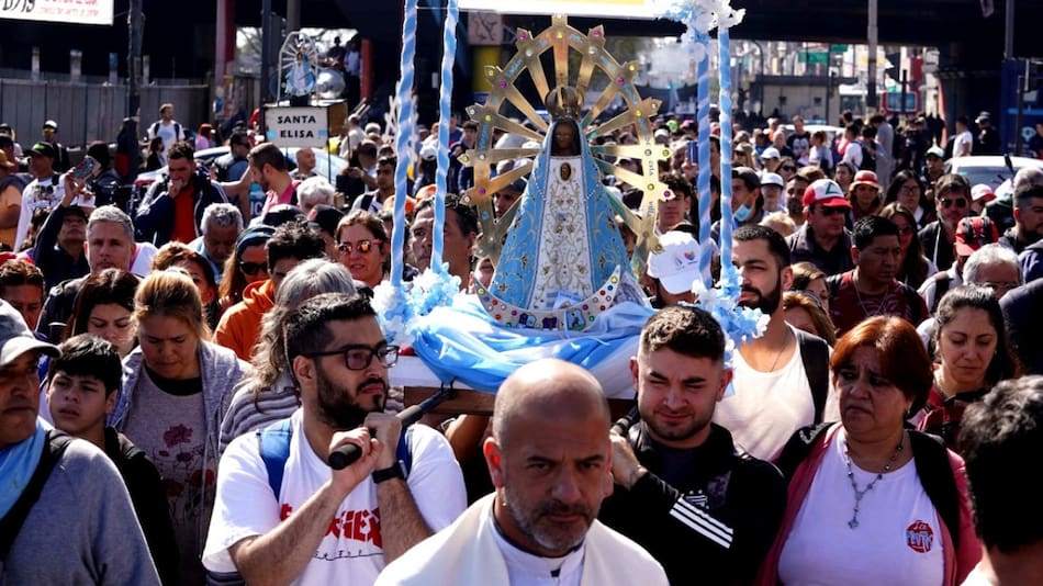 Peregrinación a Luján. Foto: NA.