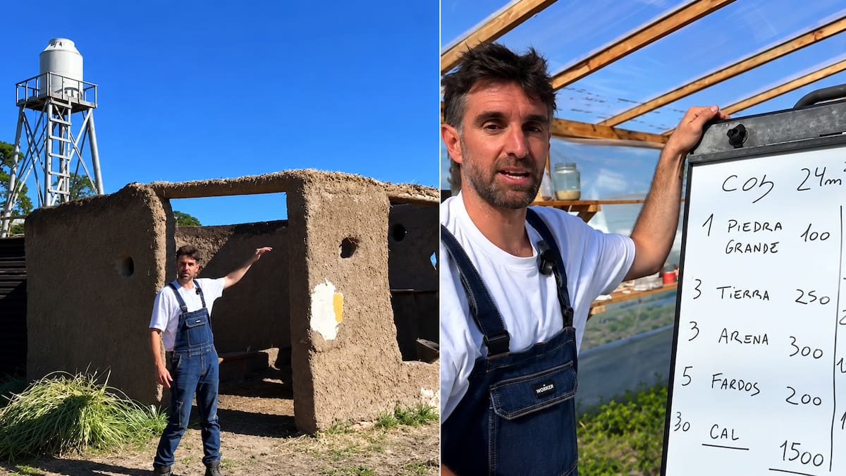 Maxi Sánchez, experto en bioconstrucción.