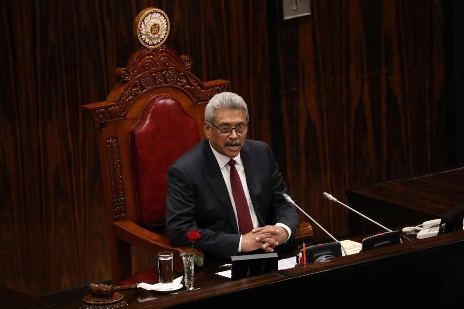 Gotabaya Rajapaksa, ex presidente de Sri Lanka. Foto: EFE.