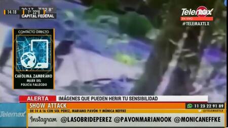 Entrevista a mujer del Policía asesinado
