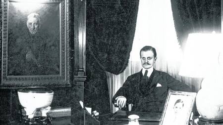 Carlos Saavedra Lamas, ganador del Premio Nobel de la Paz. Foto: Archivo General de la Nación.