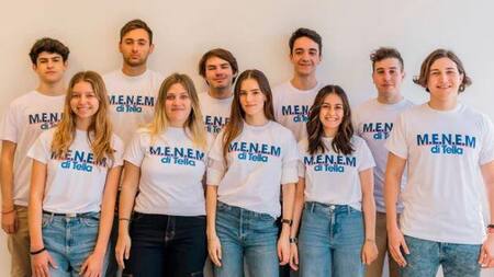 La agrupación M.E.N.E.M. Foto: Infobae.