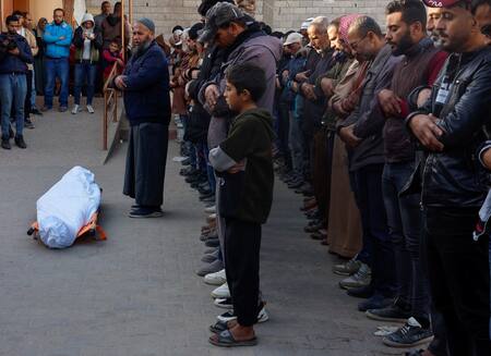 Víctimas de la Franja de Gaza. Foto: Reuters.