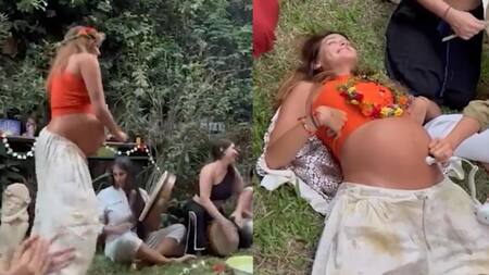 Calu Rivero antes de ser mamá. Fotos: captura.