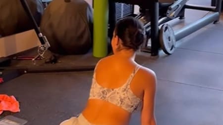 El baile de Georgina Rodríguez. Fotos: captura.