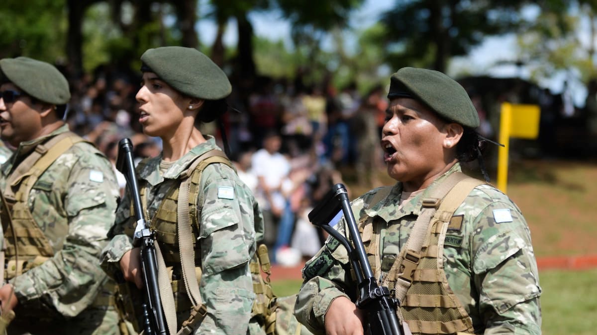 La Fuerzas Armadas Argentinas.