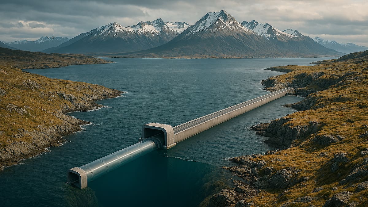 El túnel submarino que podría cambiar para siempre el extremo sur de América del Sur