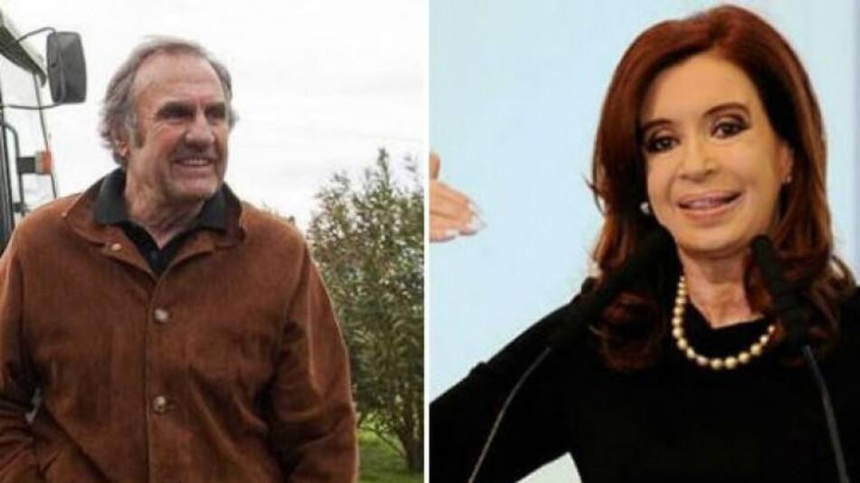 Carlos Reutemann y Cristina Fernández de Kirchner