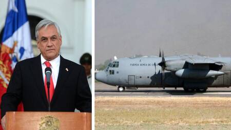 Sebastián Piñera, por la desaparición del avión, Chile
