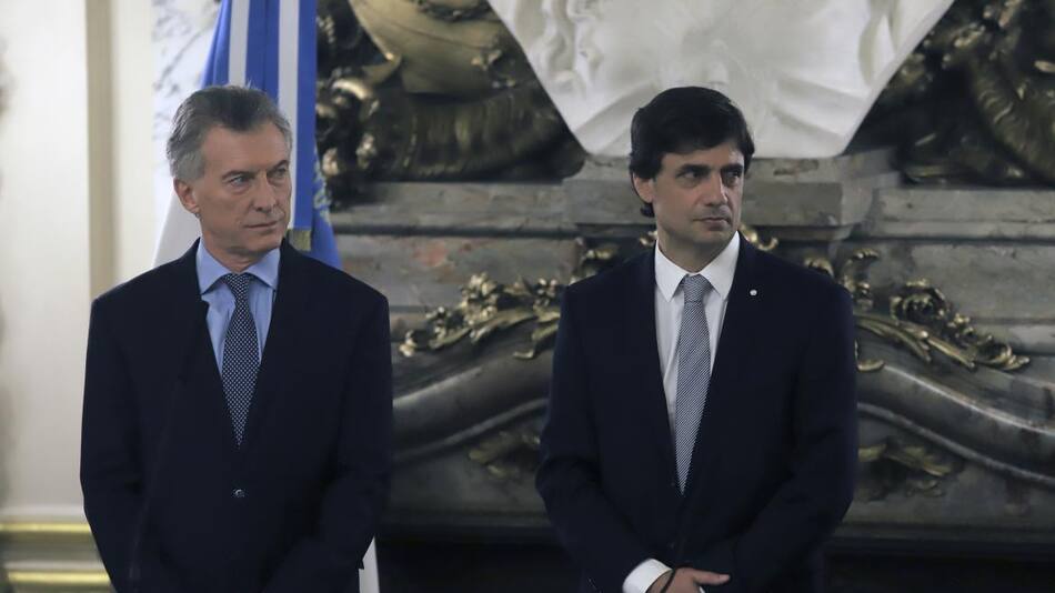 Jura de Hernán Lacunza, ministro de Hacienda, Agencia NA
