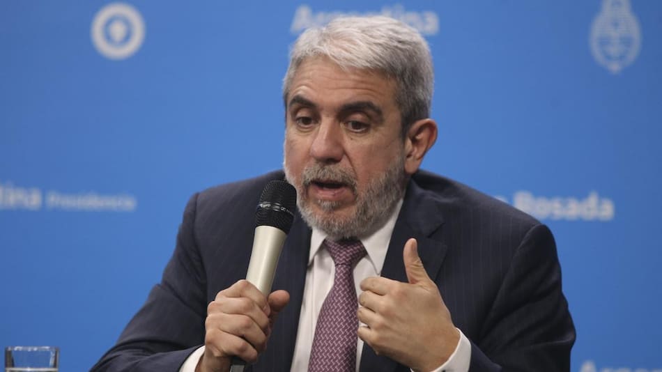 Aníbal Fernández, ministro, foto NA
