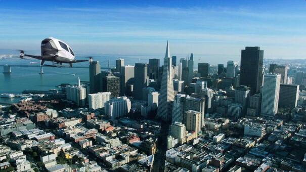 Conocé el nuevo taxi drone de Ehang que transporta pasajeros