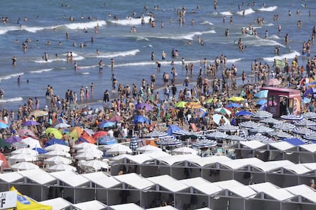 Vacaciones en Mar del Plata. Foto: NA (José Scalzo)