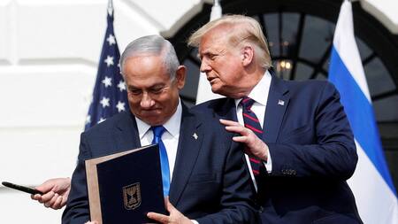 Benjamín Netanyahu y Donald Trump. Foto: Reuters