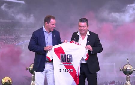 Marcelo Gallardo volvió a River como DT. Foto: captura video.