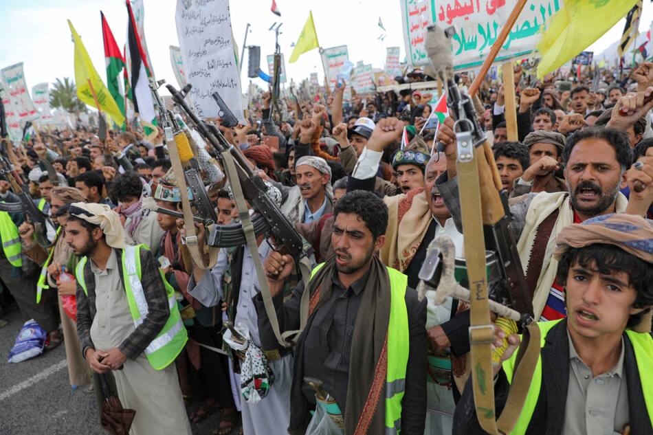 Rebeldes hutíes de Yemen. Foto: Reuters.