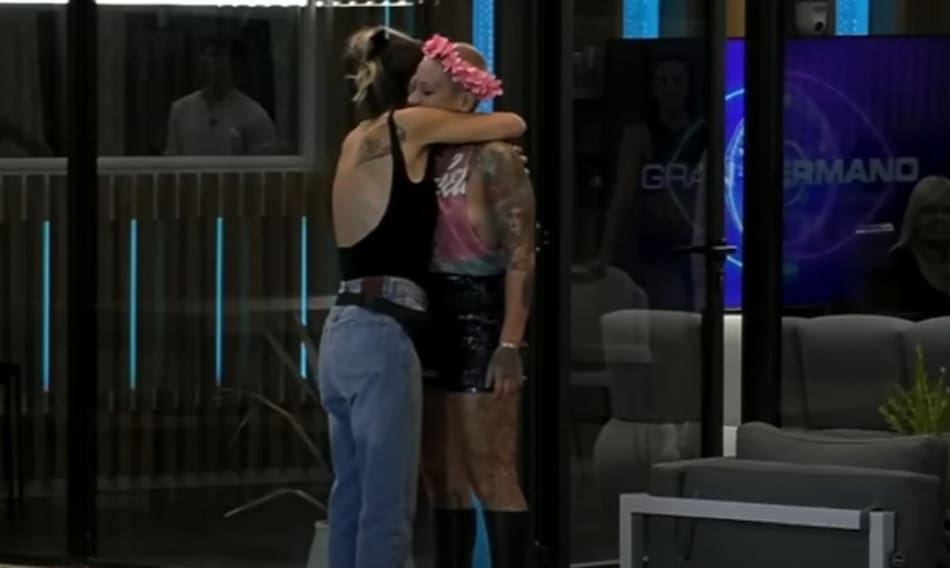 Furia y su hermana en el Congelados de Gran Hermano. Foto: captura Telefe.