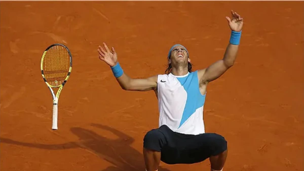 Subastaron la raqueta que utilizó Rafael Nadal en la final del Abierto de Francia 2007. Foto: NA.