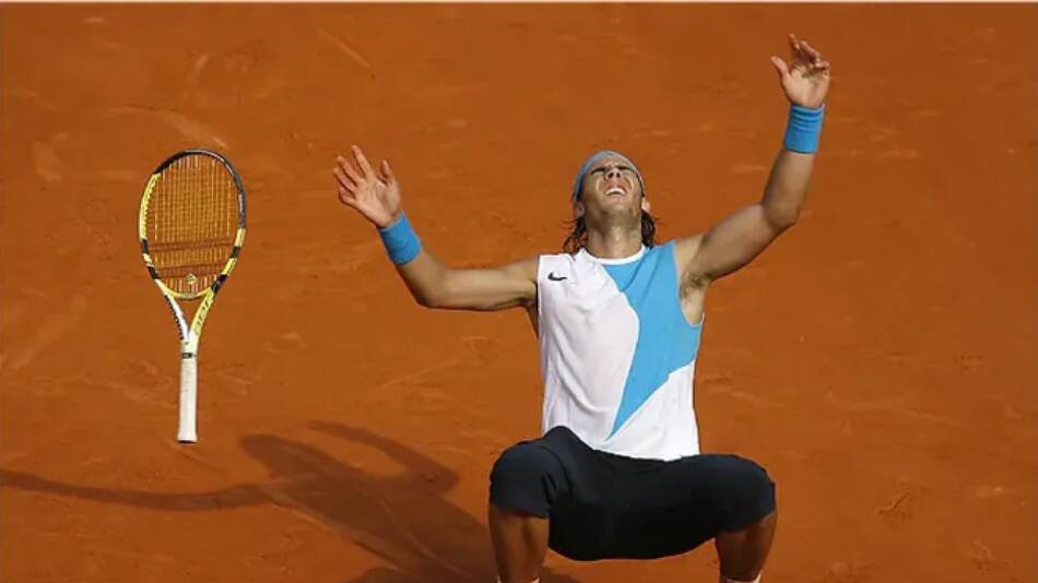 Subastaron la raqueta que utilizó Rafael Nadal en la final del Abierto de Francia 2007. Foto: NA.