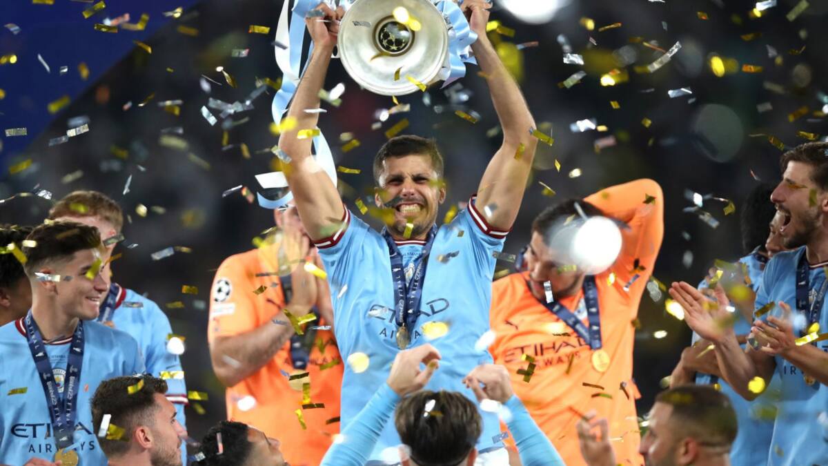Rodri, el héroe de la final de Champions League. Foto: EFE.