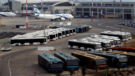 El aeropueto de Ben Gurion, Israel. Foto: Reuters.
