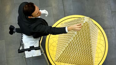 Dónde se encuentra el árbol de Navidad más caro de Europa: está hecho con monedas de oro y vale más de 5 millones de euros