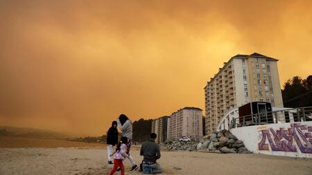 Incendios forestales en Chile. Foto: REUTERS
